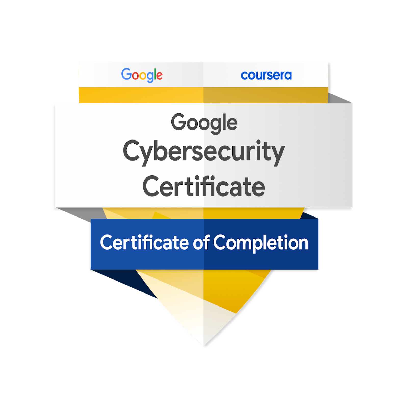 Google Cybersecurity Professional Certificate badge