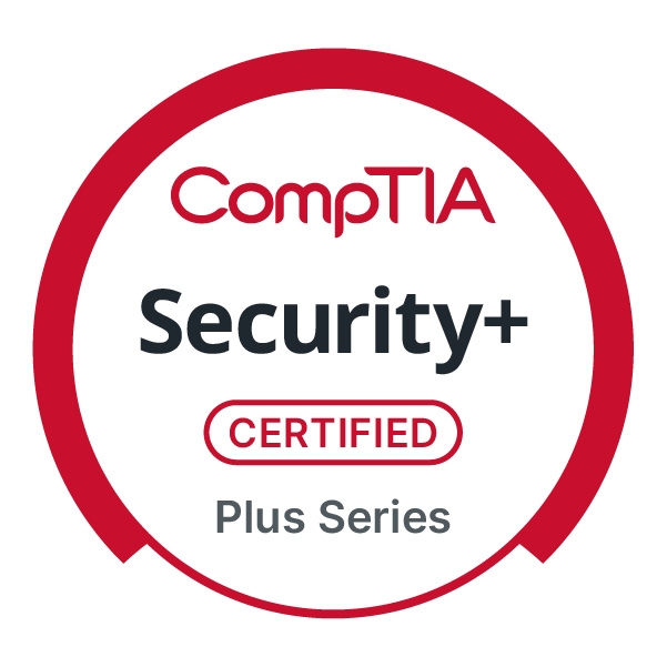 CompTIA Security Plus badge