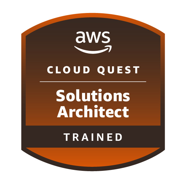 AWS Cloud Quest Solutions Architect badge