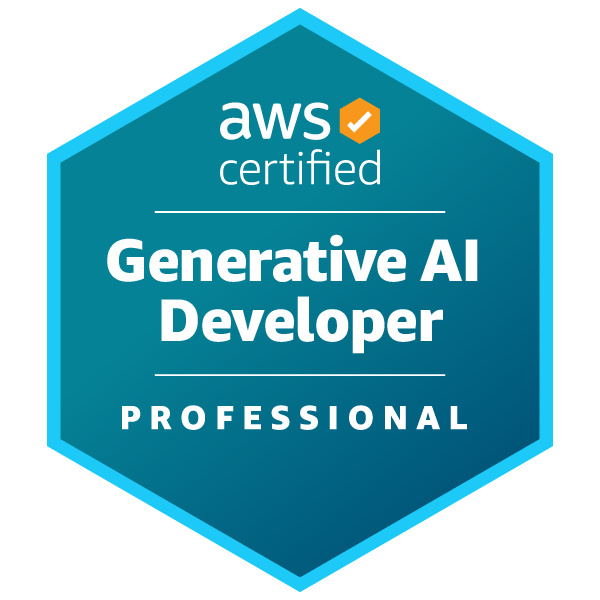 AWS Certified Generative AI Developer Professional badge